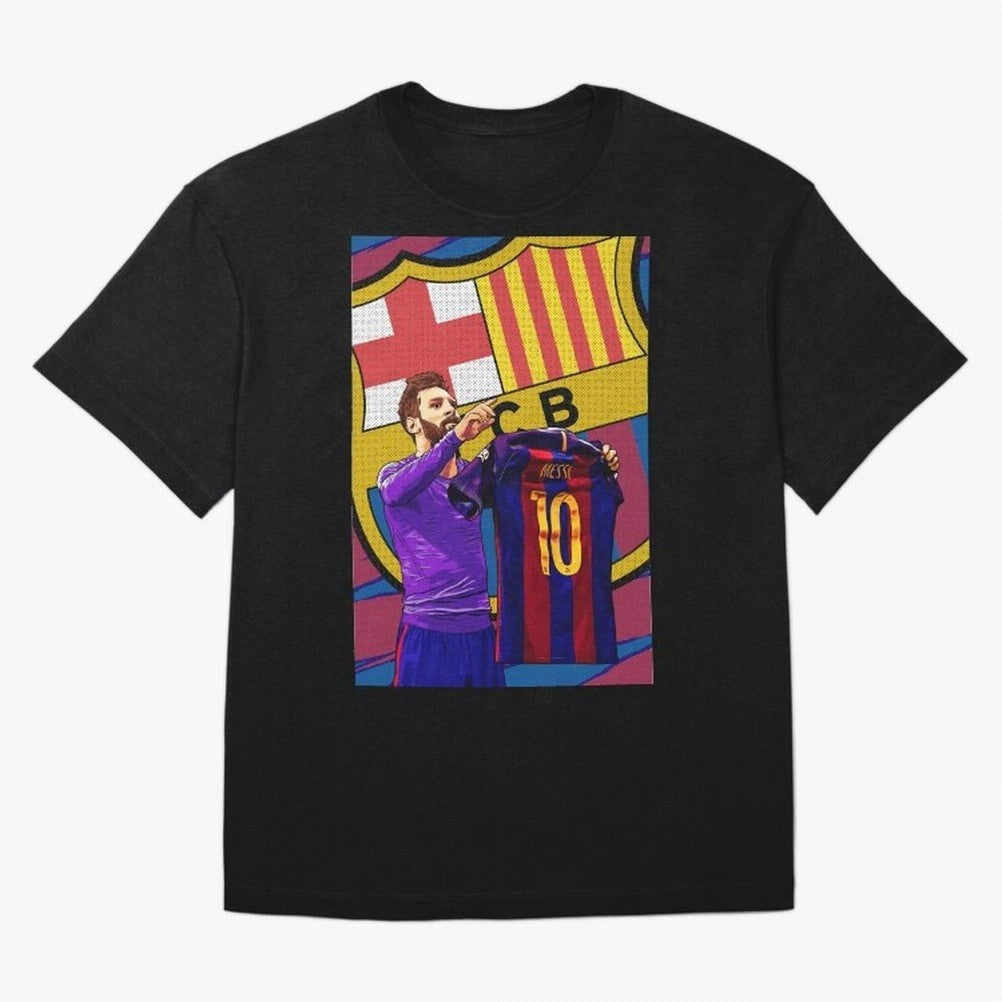 Messi Goat in FC Barcelna Premium T-Shirt Represent Football Lovers during FIFA World Cup 2026 Built around Messi, Germany Energy, Tournament Hype, Historic Matchups, Family Viewing Parties and Global Sports Pride; Ideal for Football Dads, Football