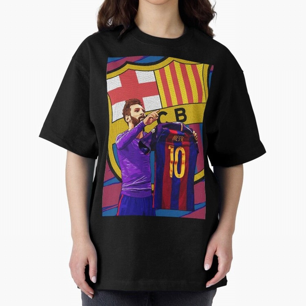 Messi Goat in FC Barcelna Premium T-Shirt Represent Football Lovers during FIFA World Cup 2026 Built around Messi, Germany Energy, Tournament Hype, Historic Matchups, Family Viewing Parties and Global Sports Pride; Ideal for Football Dads, Football