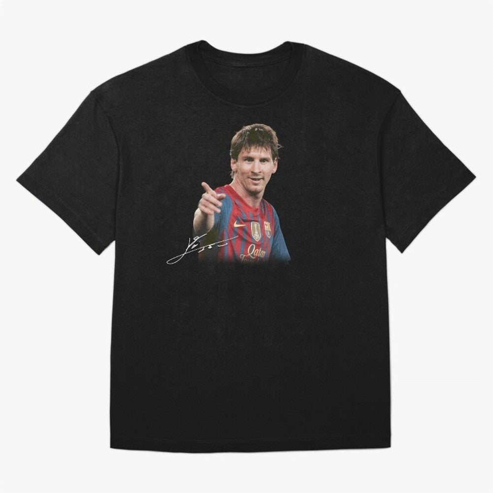 Messi T-Shirt ¡ª ¡°Young Messi¡± Premium T-Shirt Join Supporters Worldwide for Global Football Passion for FIFA World Cup 2026 Group Stage, Connected to Messi and Cristiano Ronaldo, Brazil, Championship Spirit, Famous Goals, Roaring Crowds and