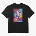 Messi in action Graphic poster design Premium T-Shirt Bring Match Day Fire to Global Football Passion for FIFA World Cup 2026, Centered on Messi, CR7 and Mbappe, Argentina and Brazil, Global Supporter Spirit, Legendary Goals, National Colors and