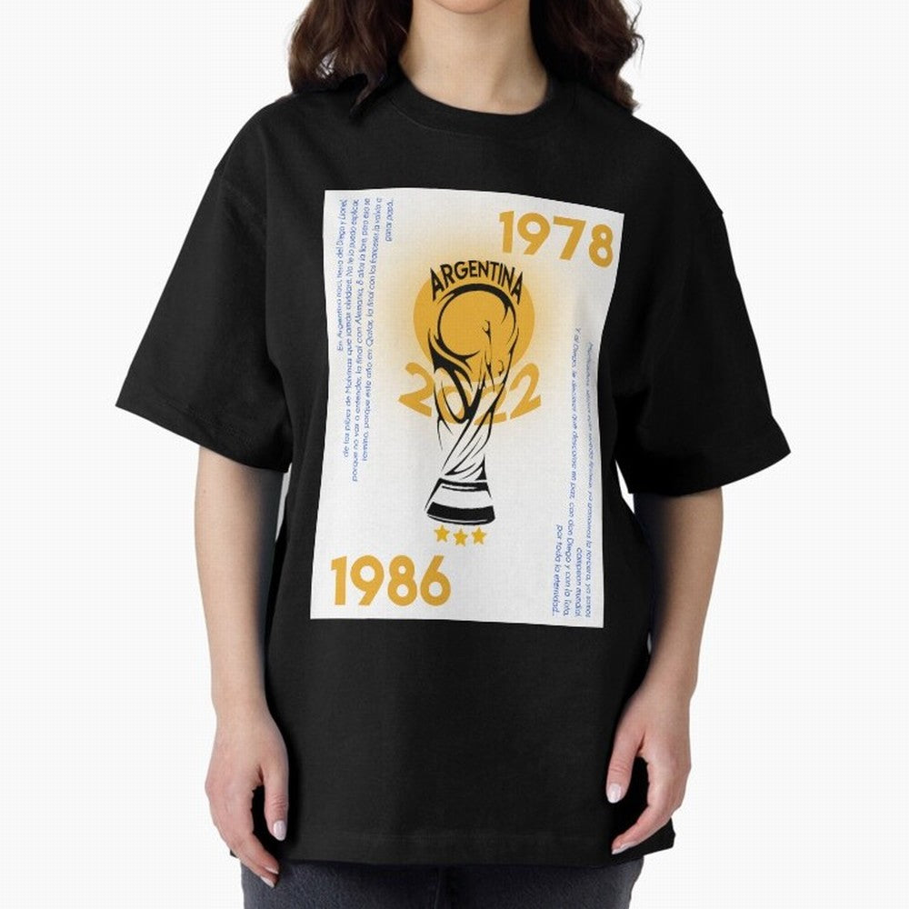 WORLD CHAMPIONS ARGENTINA Premium T-Shirt Celebrate Every Goal in Match Day Hype around FIFA World Cup 2026, Haaland and Mbappe, Argentina and Brazil, Vintage Soccer Flavor, Modern Football Stars, National Flags and Final Night Emotion; Great for