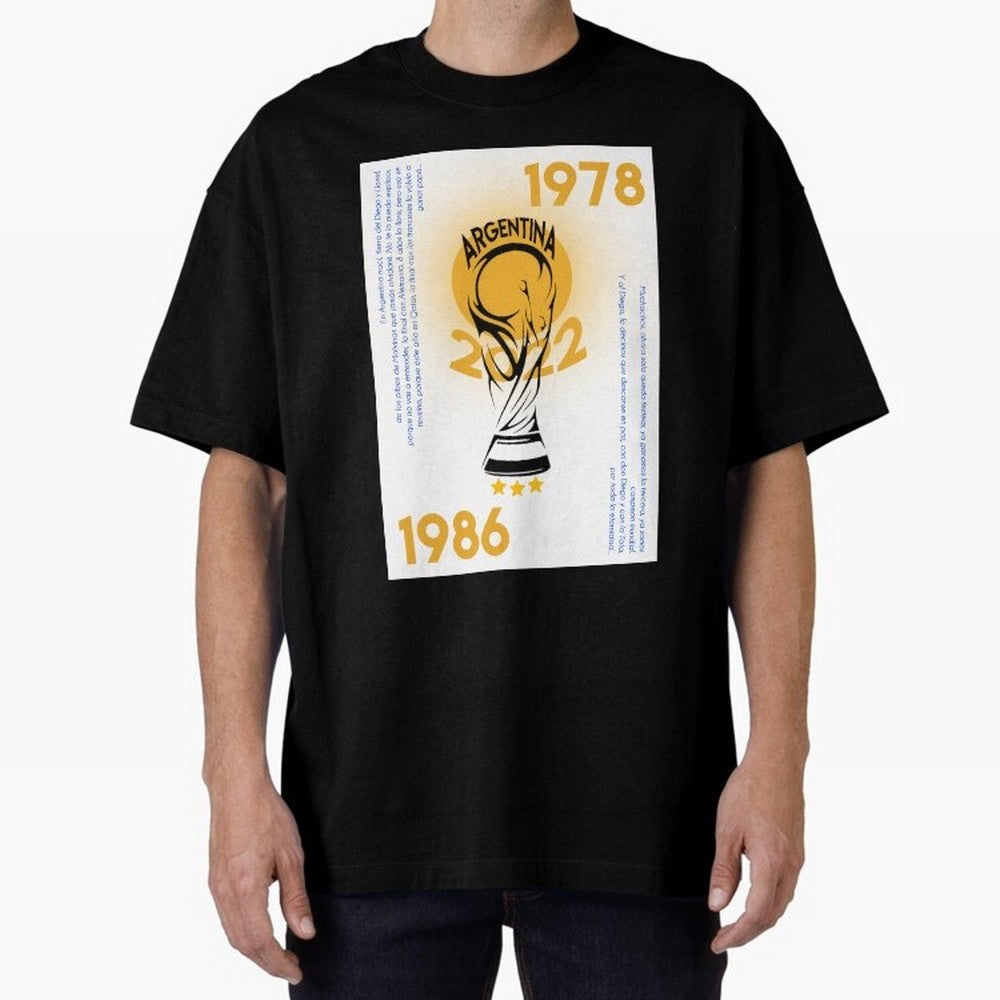 WORLD CHAMPIONS ARGENTINA Premium T-Shirt Celebrate Every Goal in Match Day Hype around FIFA World Cup 2026, Haaland and Mbappe, Argentina and Brazil, Vintage Soccer Flavor, Modern Football Stars, National Flags and Final Night Emotion; Great for