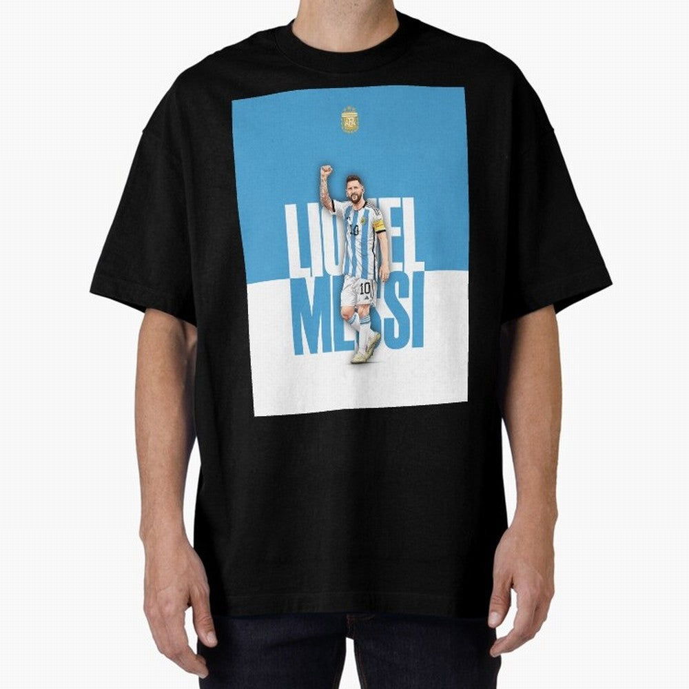 Lionel Messi - Iconic Soccer Legend Graphic T-Shirt Stand Proud for Match Day Hype around FIFA World Cup 2026 Group Stage, Messi and Cristiano Ronaldo, Argentina, France and Brazil, Football Festival Excitement, Trophy Ambitions, Country Rivalries