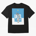 Lionel Messi - Iconic Soccer Legend Graphic T-Shirt Stand Proud for Match Day Hype around FIFA World Cup 2026 Group Stage, Messi and Cristiano Ronaldo, Argentina, France and Brazil, Football Festival Excitement, Trophy Ambitions, Country Rivalries