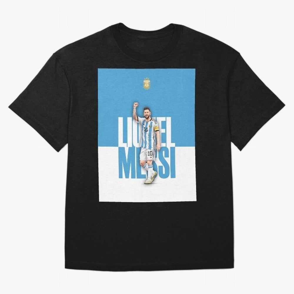 Lionel Messi - Iconic Soccer Legend Graphic T-Shirt Stand Proud for Match Day Hype around FIFA World Cup 2026 Group Stage, Messi and Cristiano Ronaldo, Argentina, France and Brazil, Football Festival Excitement, Trophy Ambitions, Country Rivalries