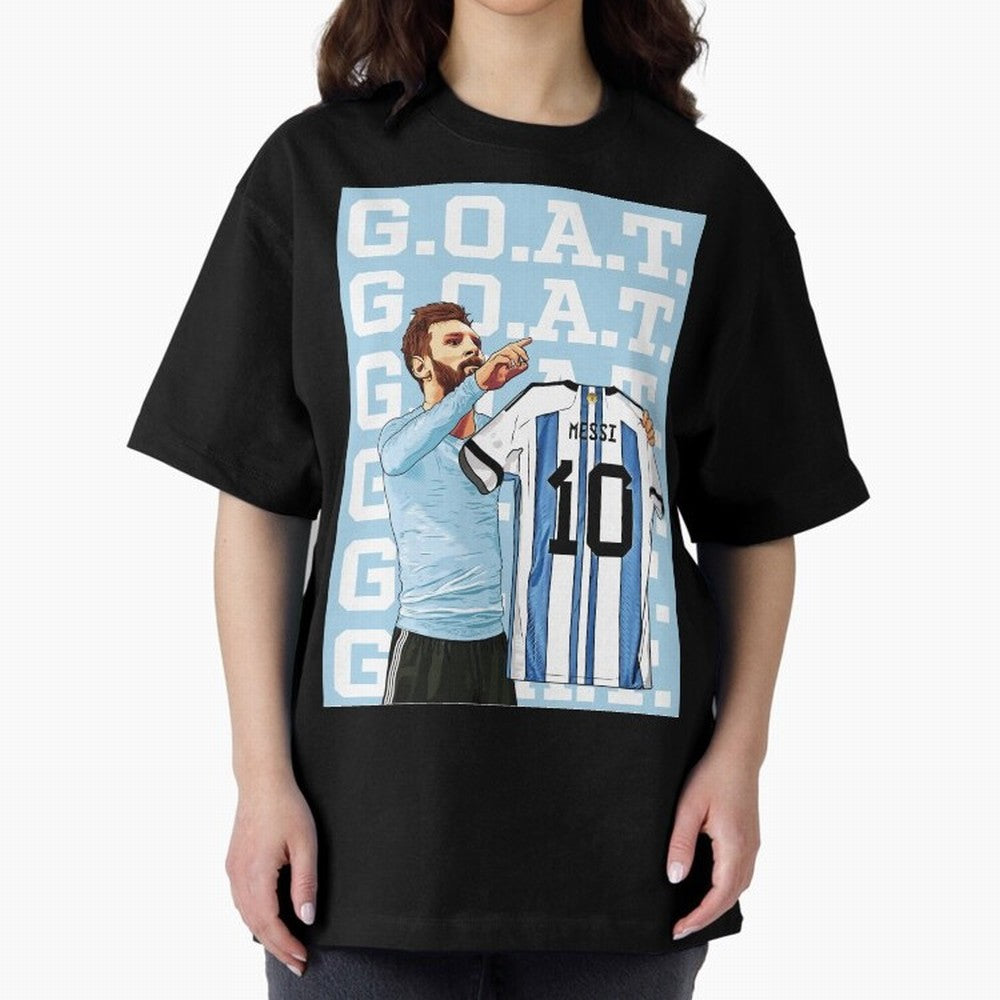 Lionel Messi Goat Premium T-Shirt Bring Bold Fan Energy to FIFA World Cup 2026 Group Stage Spirit, Built around France and Portugal, Messi and Cristiano Ronaldo, Global Supporter Spirit, Legendary Goals, National Colors and Tournament Celebration;