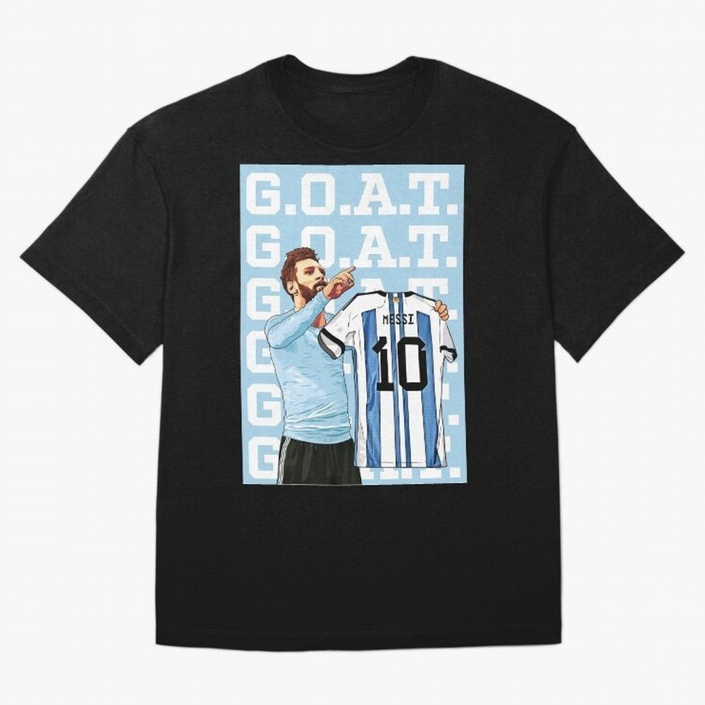 Lionel Messi Goat Premium T-Shirt Bring Bold Fan Energy to FIFA World Cup 2026 Group Stage Spirit, Built around France and Portugal, Messi and Cristiano Ronaldo, Global Supporter Spirit, Legendary Goals, National Colors and Tournament Celebration;