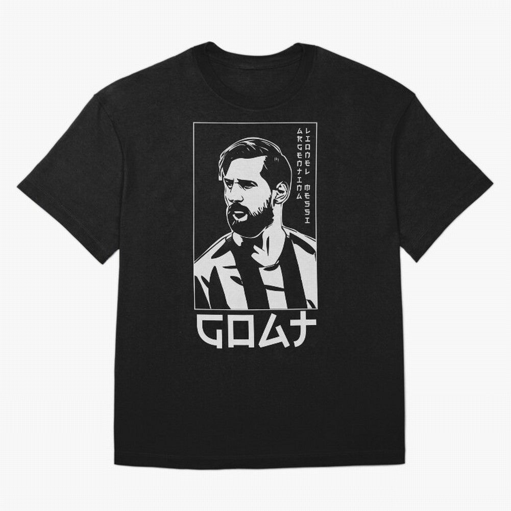 Lionel Messi Japanese Style Portrait art illustration Premium T-Shirt Carry the Colors and Pride of FIFA World Cup 2026 for Fans of Messi, CR7 and Mbappe and England and Germany, Bringing Game Day Rituals, Football Legends, Country Pride and the