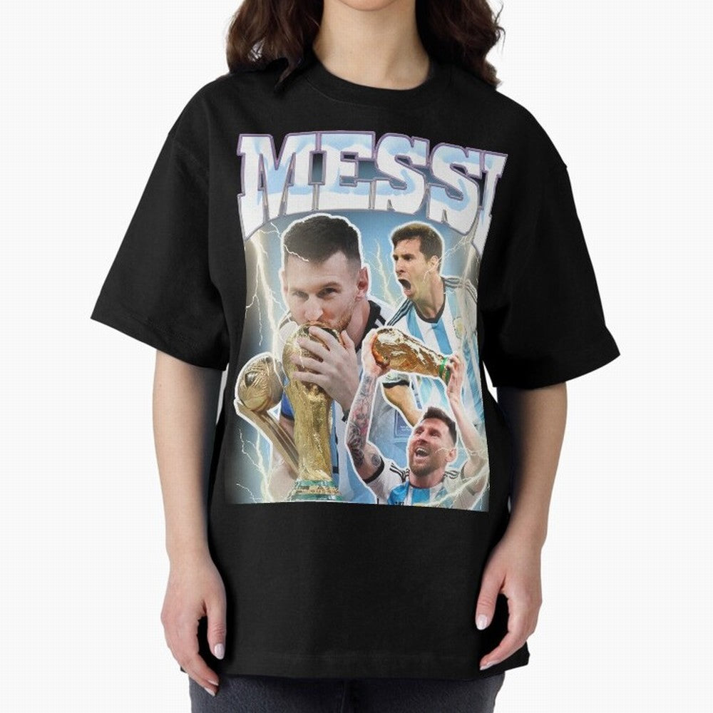 Messi Champion Vintage Retro Design Premium T-Shirt Bring Match Day Fire to FIFA World Cup 2026 USA Canada Mexico for Fans of Mbappe and Brazil, Portugal and Argentina, Bringing Game Day Rituals, Football Legends, Country Pride and the Road to the