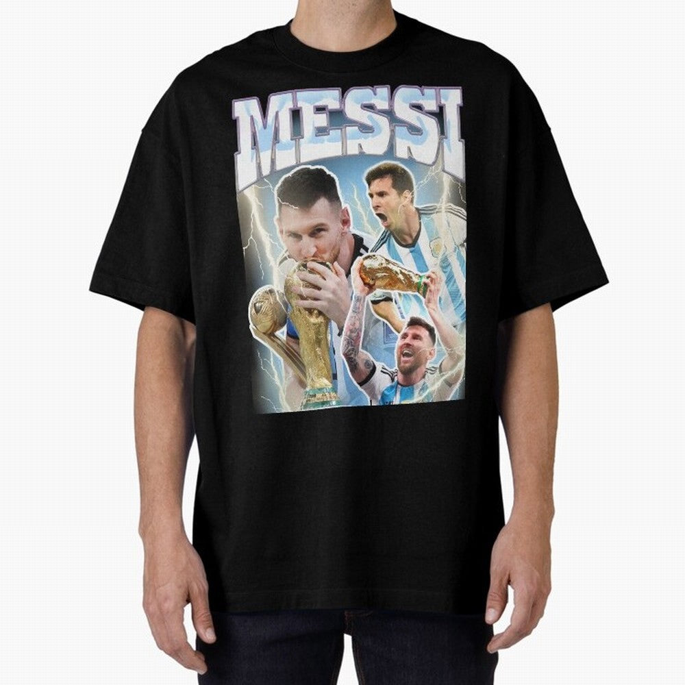Messi Champion Vintage Retro Design Premium T-Shirt Bring Match Day Fire to FIFA World Cup 2026 USA Canada Mexico for Fans of Mbappe and Brazil, Portugal and Argentina, Bringing Game Day Rituals, Football Legends, Country Pride and the Road to the
