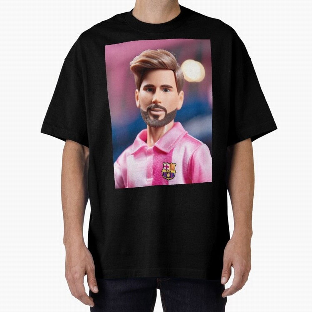 If Messi were a Barbie doll... Graphic T-Shirt Celebrate Golden Goal Energy in Match Day Hype around FIFA World Cup 2026, CR7, Argentina and Brazil, Worldwide Fan Energy, Dramatic Goals, Stadium Lights and Championship Celebrations; Ideal for