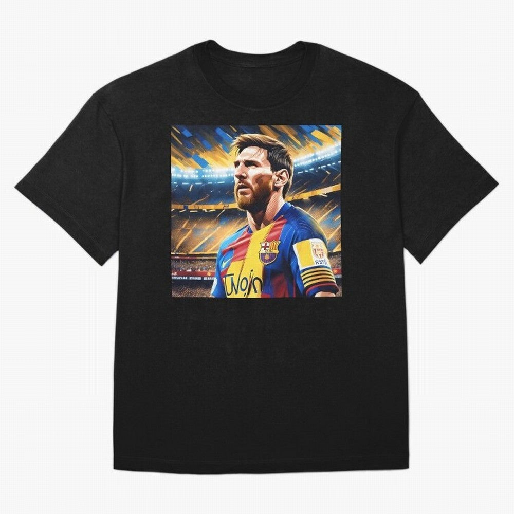 Lionel Messi Premium T-Shirt Celebrate Soccer Greatness during FIFA World Cup 2026 for Fans of Messi, Neymar and Mbappe and Portugal, Spain and Germany, Bringing Supporter Pride, Iconic Celebrations, Legendary Names and Global Match Day Energy;