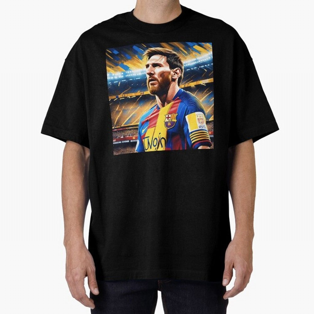 Lionel Messi Premium T-Shirt Celebrate Soccer Greatness during FIFA World Cup 2026 for Fans of Messi, Neymar and Mbappe and Portugal, Spain and Germany, Bringing Supporter Pride, Iconic Celebrations, Legendary Names and Global Match Day Energy;