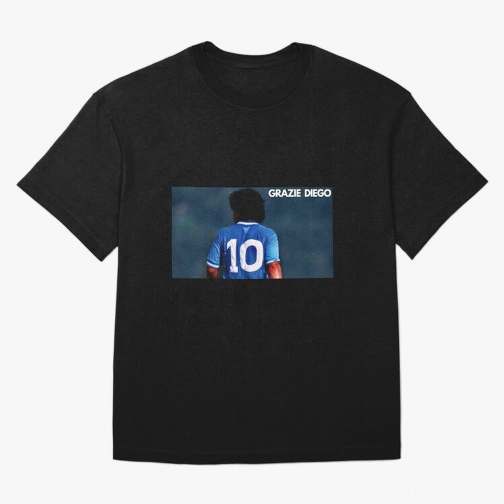 GRAZIE DIEGO! Classic T-Shirt Honor the Beautiful Game during FIFA World Cup 2026 Group Stage for Fans of CR7 and Messi and France and Portugal, Bringing Champion Mindset, Group Stage Buzz, Knockout Tension and Passionate Fan Culture; Perfect for
