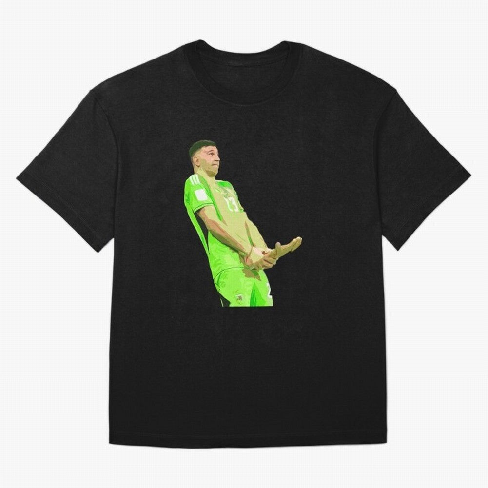 Dibu Martinez Classic T-Shirt Honor FIFA World Cup 2026 Spirit, Highlighting England, France and Netherlands, Mbappe and Neymar, Stadium Chants, National Pride, Trophy Dreams and Unforgettable Football Memories; Created for Match Day Parties,