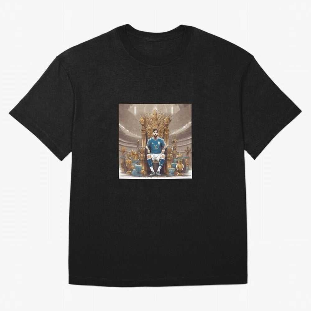 Messi Argentina Futbol Soccer King T-Shirt Classic T-Shirt Celebrate National Team Dreams in FIFA World Cup 2026 Group Stage for Fans of Messi and Germany, Bringing Soccer Culture, Superstar Moments, National Team Dreams and Competitive Fire; Ideal