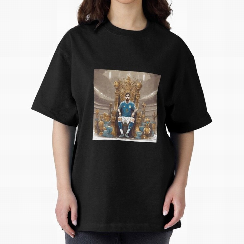 Messi Argentina Futbol Soccer King T-Shirt Classic T-Shirt Celebrate National Team Dreams in FIFA World Cup 2026 Group Stage for Fans of Messi and Germany, Bringing Soccer Culture, Superstar Moments, National Team Dreams and Competitive Fire; Ideal