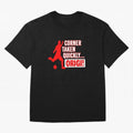 Corner Taken Quickly Origi (Red) Essential T-Shirt Bring Retro Soccer Energy to the FIFA World Cup 2026 USA Canada Mexico Journey through Messi, CR7 and Mbappe Highlights, Portugal, Spain and Germany Pride, Stadium Memories, Football Loyalty,