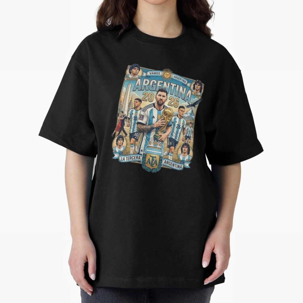 Argentina 2026 ¨C Copa Mundial Spirit Classic T-Shirt Honor the Beautiful Game during FIFA World Cup 2026 for Fans of Neymar and Brazil, Bringing Soccer Culture, Superstar Moments, National Team Dreams and Competitive Fire; Made for Collectors Who