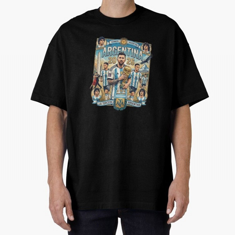Argentina 2026 ¨C Copa Mundial Spirit Classic T-Shirt Honor the Beautiful Game during FIFA World Cup 2026 for Fans of Neymar and Brazil, Bringing Soccer Culture, Superstar Moments, National Team Dreams and Competitive Fire; Made for Collectors Who