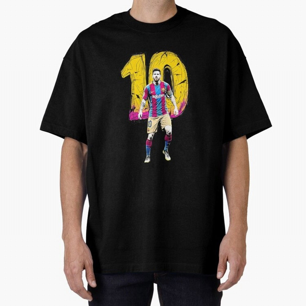 Messi sticker Oversized T-Shirt Bring FIFA World Cup 2026 USA Canada Mexico Spirit, Made for England, Haaland, Vintage Soccer Flavor, Modern Football Stars, National Flags and Final Night Emotion; Made for Collectors Who Enjoy Iconic Players,