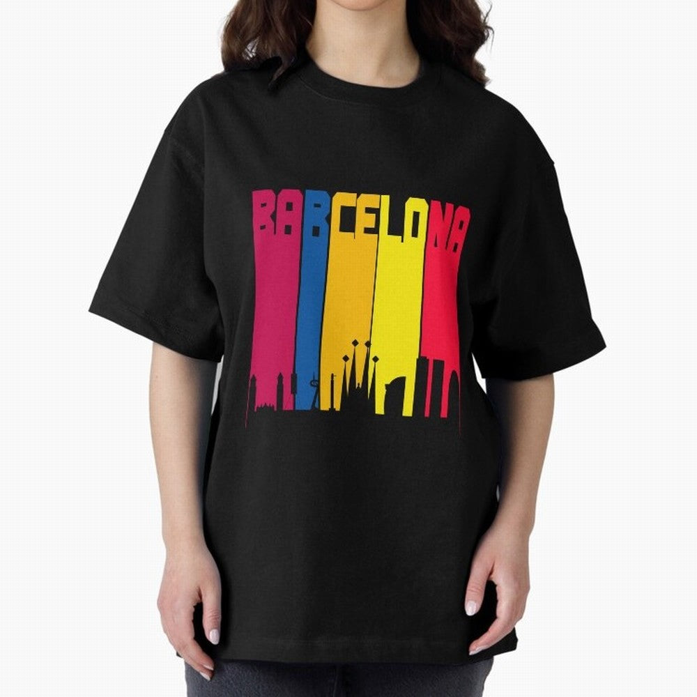 Barcelona Skyline BCN Catalunya Classic T-Shirt Bring FIFA World Cup 2026 USA Canada Mexico for Fans of Mbappe and Brazil, Portugal and Argentina, Bringing Tournament Hype, Historic Matchups, Family Viewing Parties and Global Sports Pride; Perfect