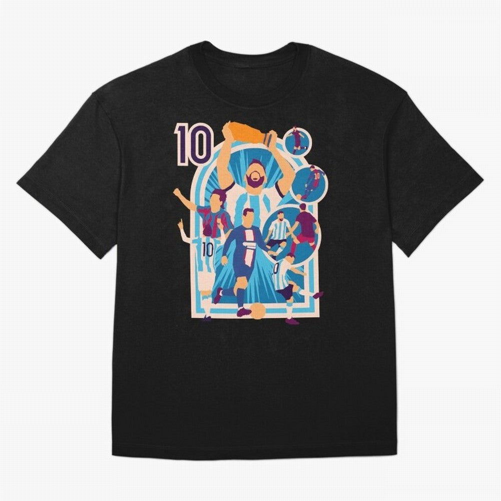 Messi - The Goat Classic T-Shirt Join FIFA World Cup 2026 USA Canada Mexico Connected to Haaland, Portugal, Spain and Germany Energy, Vintage Soccer Flavor, Modern Football Stars, National Flags and Final Night Emotion; Created for Match Day