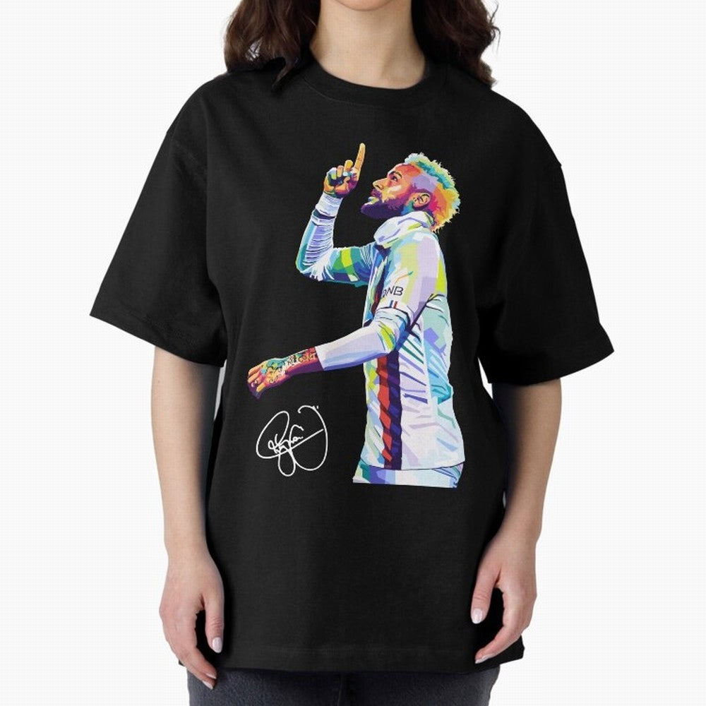 Neymar Jr Football Wpap Pop Art Classic T-Shirt Elevate FIFA World Cup 2026 USA Canada Mexico Spirit, Centered on Argentina, France and Brazil, Haaland, Tournament Hype, Historic Matchups, Family Viewing Parties and Global Sports Pride; Created for