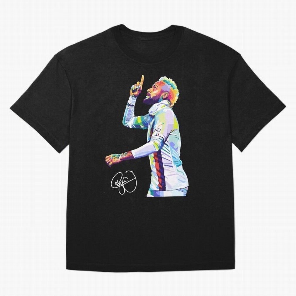 Neymar Jr Football Wpap Pop Art Classic T-Shirt Elevate FIFA World Cup 2026 USA Canada Mexico Spirit, Centered on Argentina, France and Brazil, Haaland, Tournament Hype, Historic Matchups, Family Viewing Parties and Global Sports Pride; Created for