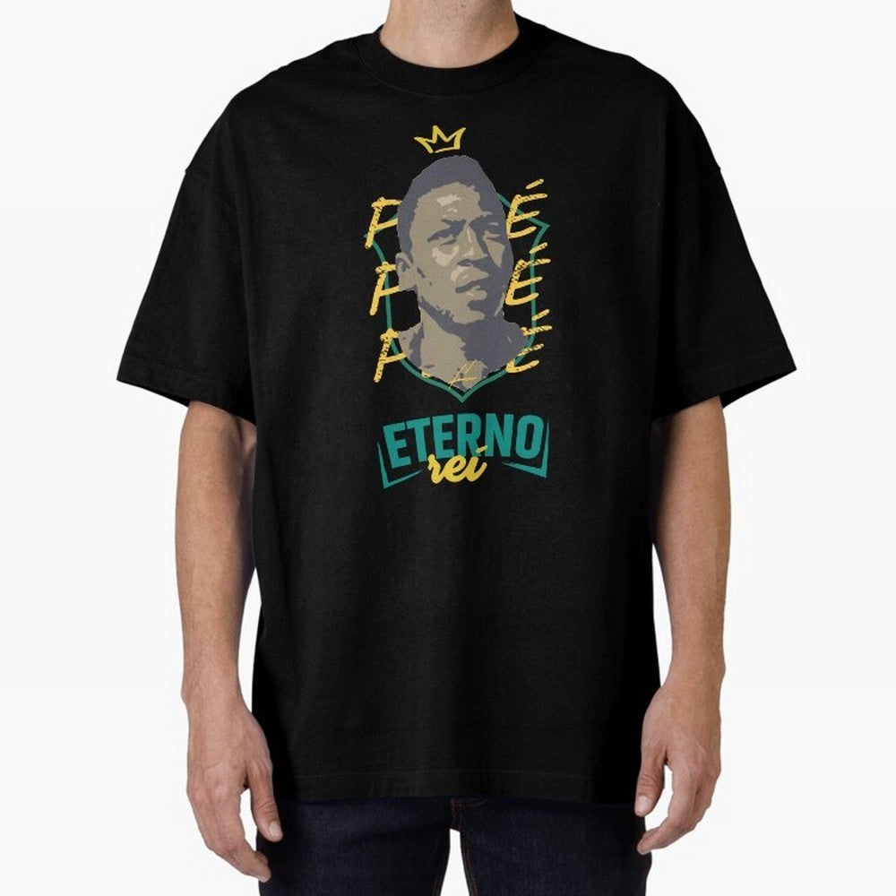 Messi and Neymar wearing a Pele t-shirt - Pel¨¦ Eterno - Pele Forever Rei Classic T-Shirt Support Iconic Players in Global Football Passion for FIFA World Cup 2026, with Mbappe and Neymar, Portugal, Spain and Germany, Game Day Rituals, Football