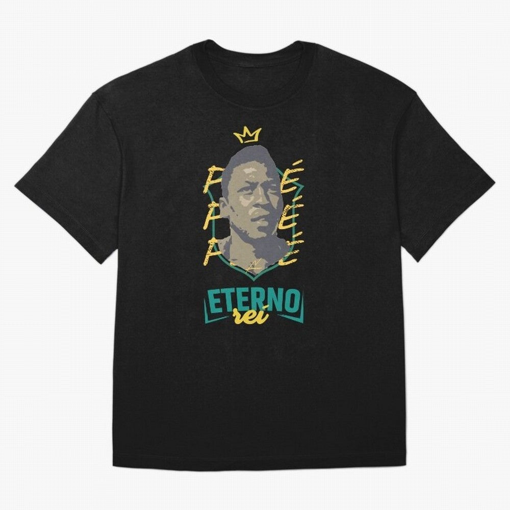 Messi and Neymar wearing a Pele t-shirt - Pel¨¦ Eterno - Pele Forever Rei Classic T-Shirt Support Iconic Players in Global Football Passion for FIFA World Cup 2026, with Mbappe and Neymar, Portugal, Spain and Germany, Game Day Rituals, Football