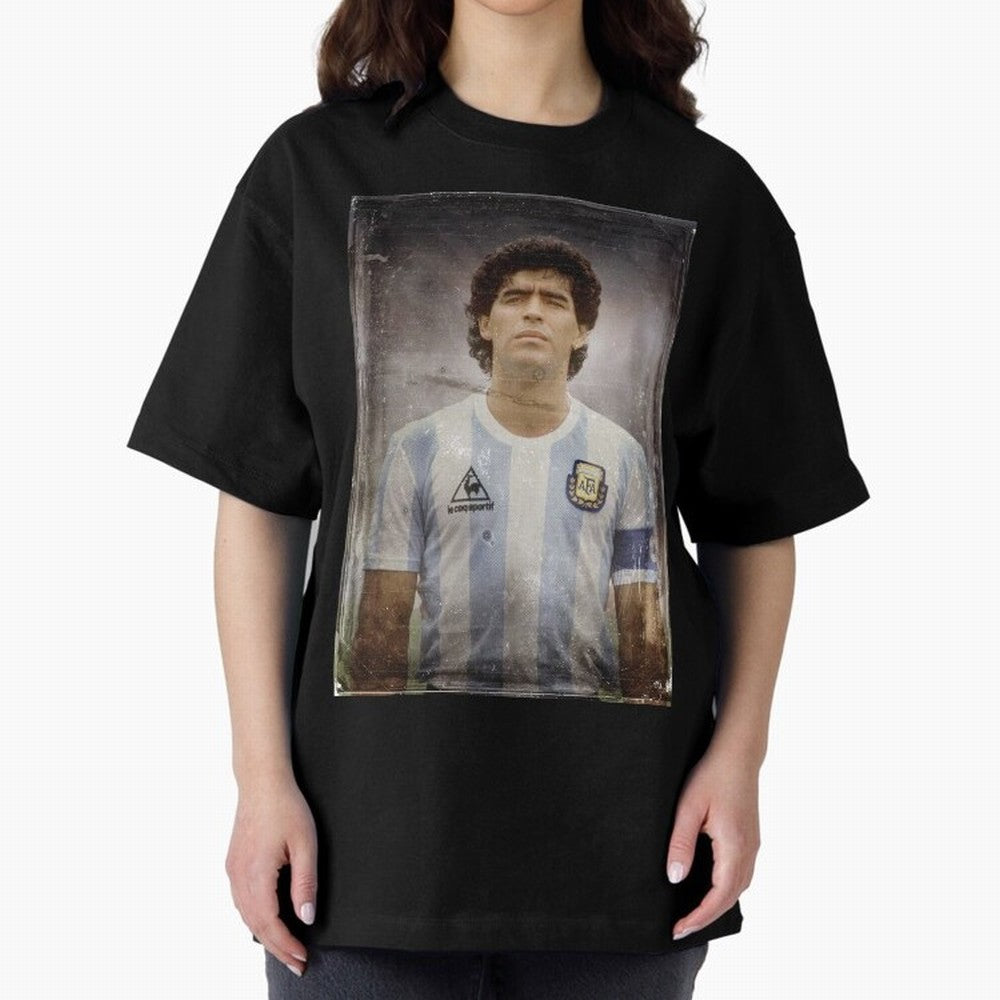 Diego Maradona Classic T-Shirt Honor FIFA World Cup 2026 for Fans of Haaland and Portugal, Spain and Germany, Bringing Tournament Hype, Historic Matchups, Family Viewing Parties and Global Sports Pride; Great for Watch Parties, Sports Bars, Family