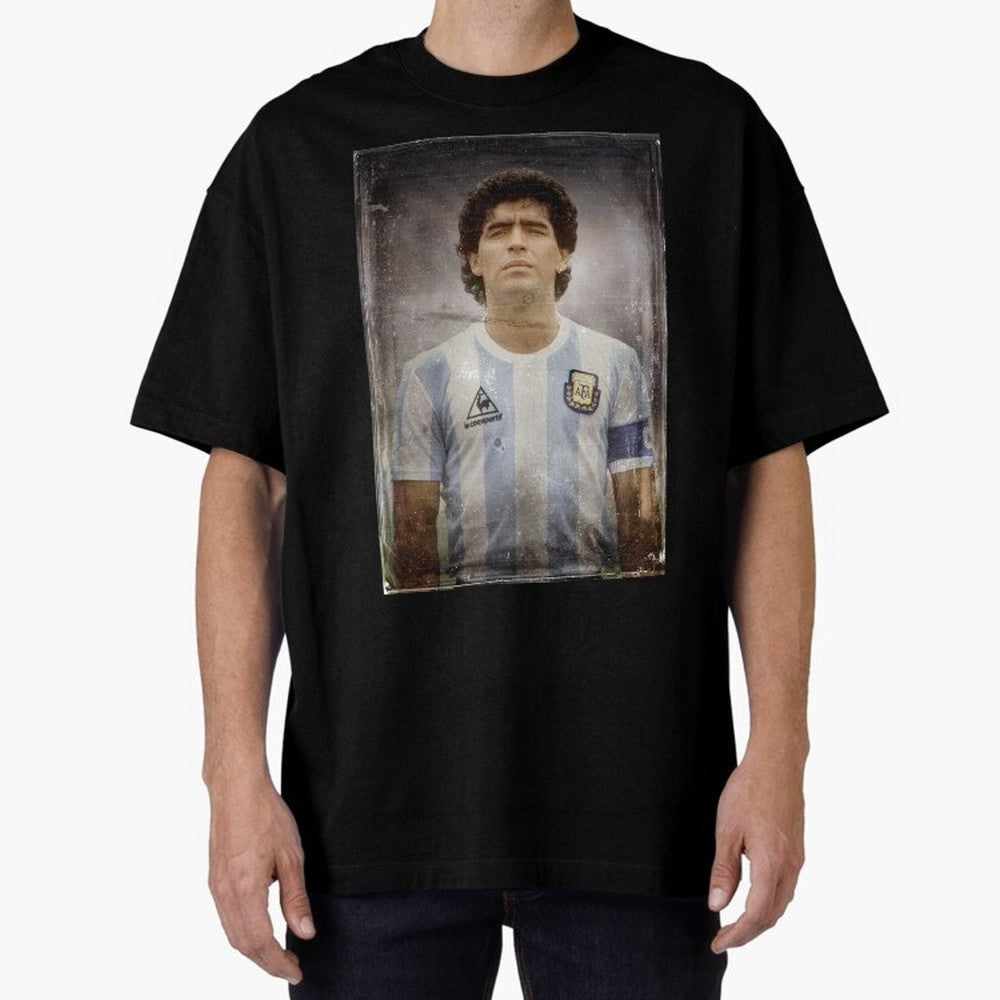 Diego Maradona Classic T-Shirt Honor FIFA World Cup 2026 for Fans of Haaland and Portugal, Spain and Germany, Bringing Tournament Hype, Historic Matchups, Family Viewing Parties and Global Sports Pride; Great for Watch Parties, Sports Bars, Family