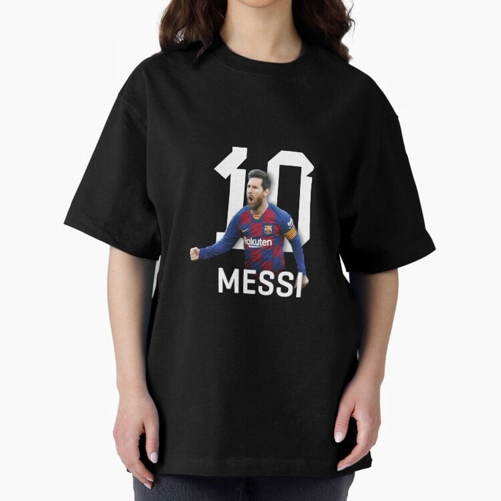 Leo Messi Oversized T-Shirt Celebrate the Magic of the FIFA World Cup 2026 Journey through Messi and Cristiano Ronaldo Highlights, Portugal Pride, Football Passion, Legendary Performances, Festival Vibes and Supporter Community; Perfect for Fans,