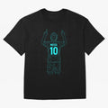 Messi Iconic Celebration Oversized T-Shirt Celebrate National Team Dreams in FIFA World Cup 2026 Group Stage Inspired by Cristiano Ronaldo, Haaland and CR7, France Energy, Vintage Soccer Flavor, Modern Football Stars, National Flags and Final Night