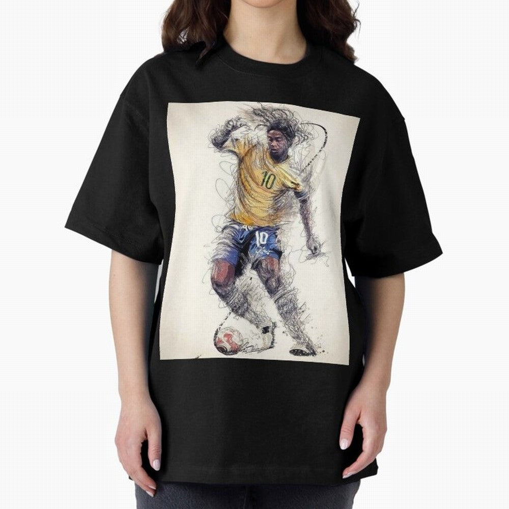 Ronaldinho Classic T-Shirt Celebrate Every Goal in FIFA World Cup 2026 USA Canada Mexico Spirit, Featuring Spain and Netherlands, Mbappe and Neymar, Football History, Final Match Energy, Crowd Noise and Once in a Lifetime Moments; Great for