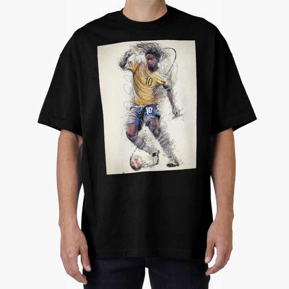 Ronaldinho Classic T-Shirt Celebrate Every Goal in FIFA World Cup 2026 USA Canada Mexico Spirit, Featuring Spain and Netherlands, Mbappe and Neymar, Football History, Final Match Energy, Crowd Noise and Once in a Lifetime Moments; Great for
