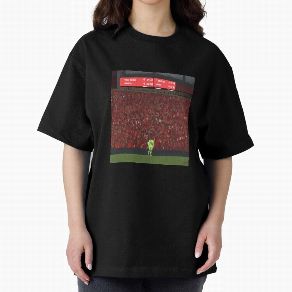 Liverpool 4-0 Barcelona painting Classic T-Shirt Keep the Match Day Mood of FIFA World Cup 2026 USA Canada Mexico Spirit, Built around Brazil, Portugal and Argentina, Mbappe and Neymar, Match Day Excitement, Supporter Culture, Golden Goals and