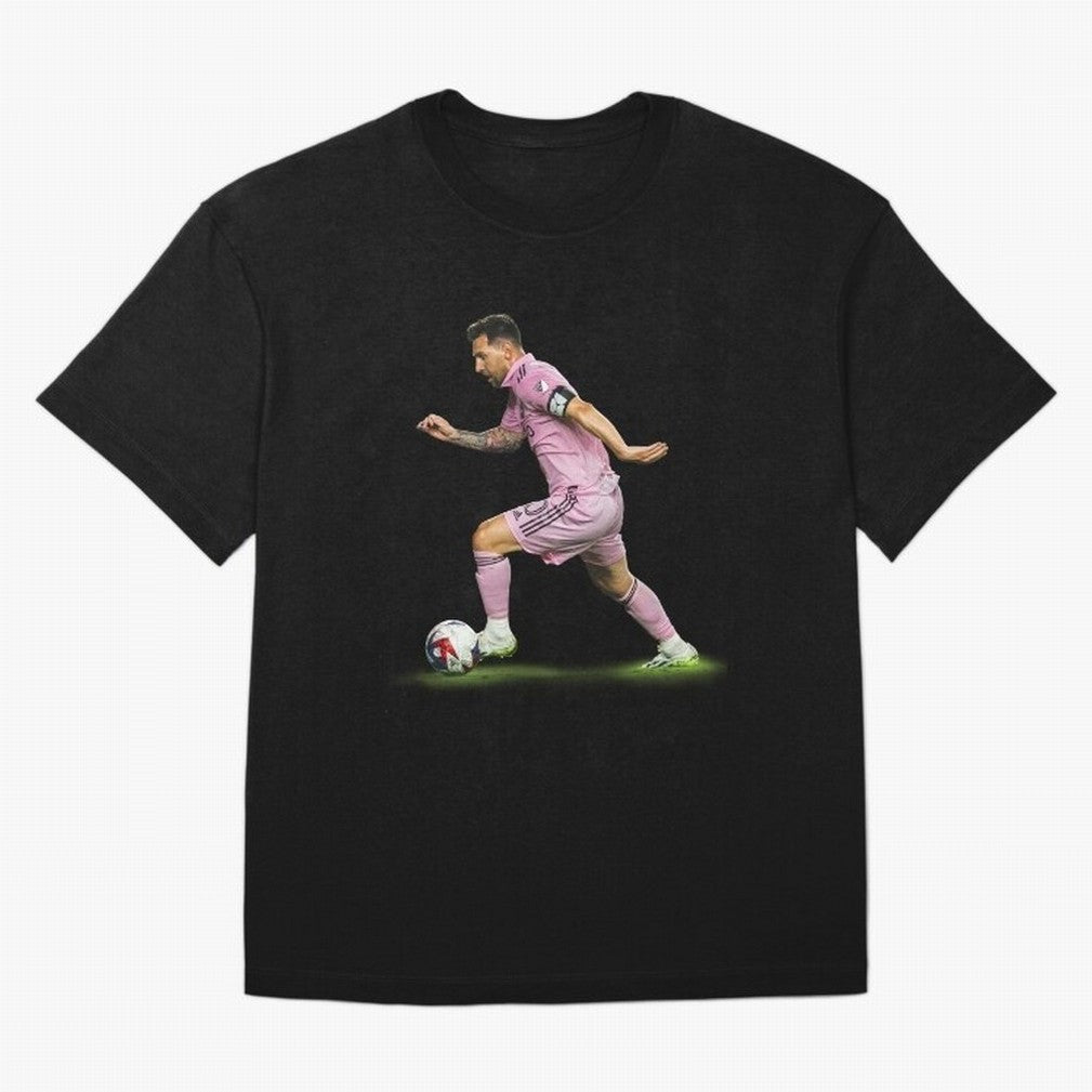 Messi Inter Miami Soccer Art ¨C Football Legend in Pink Jersey Classic T-Shirt Treasure FIFA World Cup 2026 Group Stage Filled with Mbappe, France and Portugal Energy, Match Day Excitement, Supporter Culture, Golden Goals and Global Football