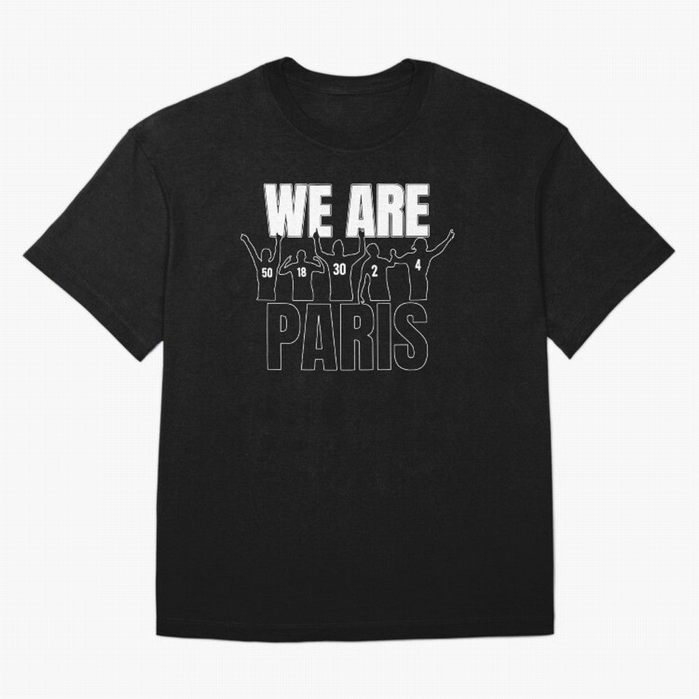We are Paris Oversized T-Shirt Relive Match Day Hype around FIFA World Cup 2026 USA Canada Mexico, Neymar, France, Tournament Hype, Historic Matchups, Family Viewing Parties and Global Sports Pride; Created for Match Day Parties, Soccer Gifts, Fan