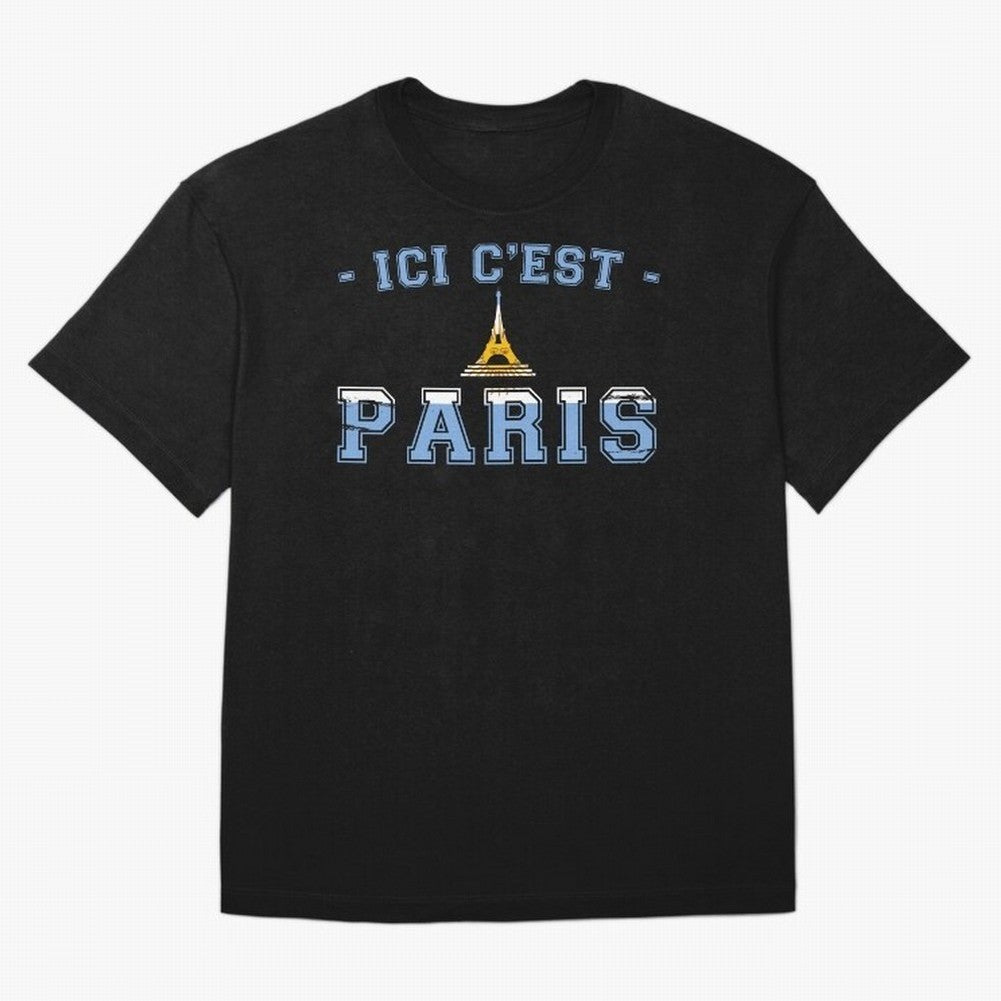 ici c'est paris t-shirts, bienvenue messi, welcome messi, psg fans Classic T-Shirt Support Iconic Players in Global Football Passion for FIFA World Cup 2026 Group Stage, Celebrating Mbappe and Neymar, Germany, Tournament Hype, Historic Matchups,