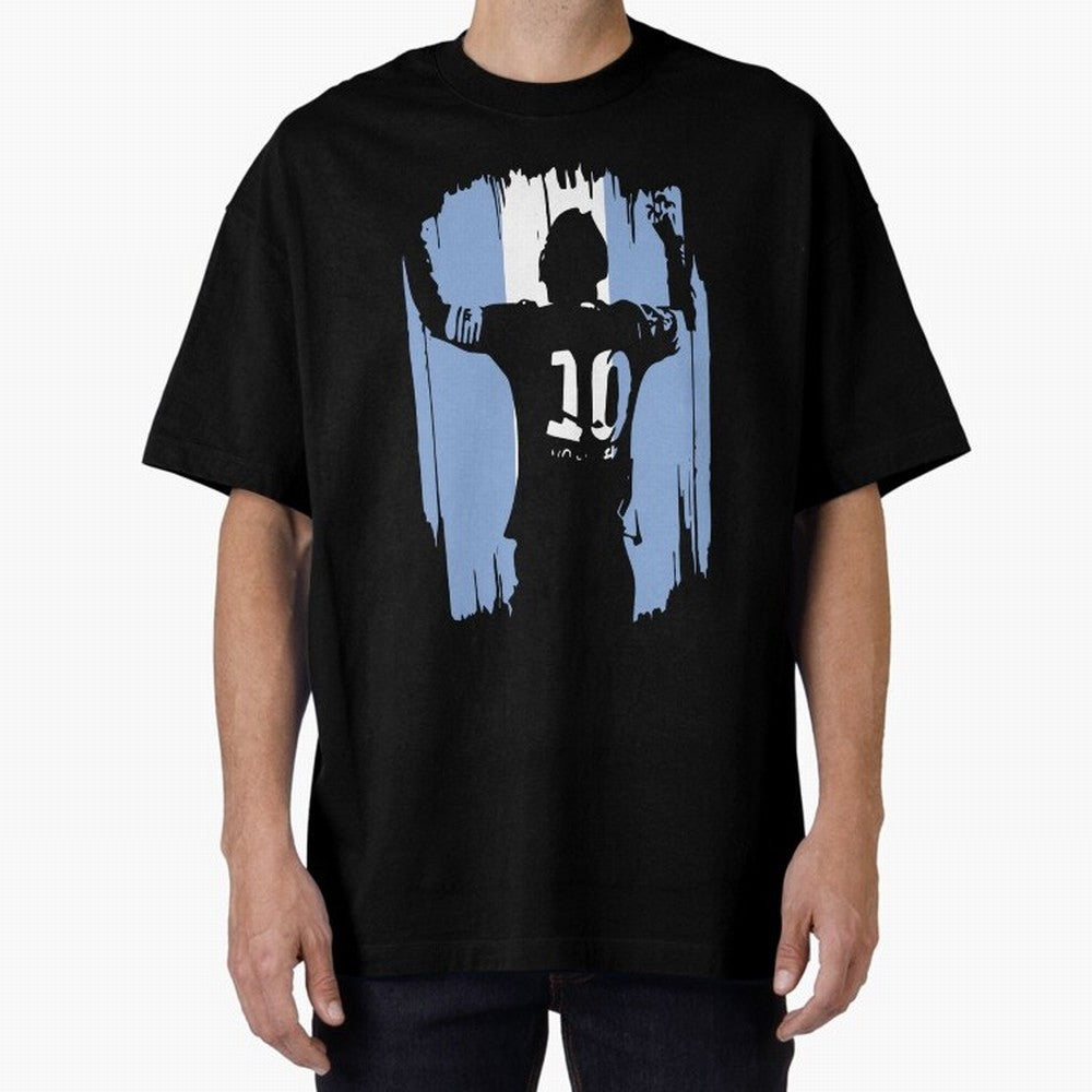 Argentina World Champs Messi Number 10 Classic T-Shirt Back the Journey through FIFA World Cup 2026 Group Stage Spirit, Capturing Spain, Neymar, Retro Football Energy, Iconic Rivalries, Trophy Chase Drama and Stadium Atmosphere; Ideal for Football