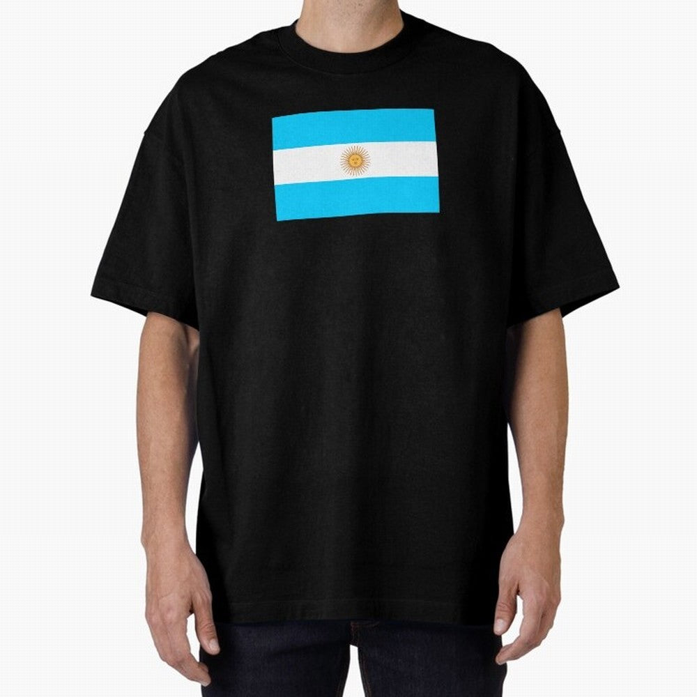ARGENTINA Oversized T-Shirt Back Your Heroes with the FIFA World Cup 2026 Group Stage Journey through CR7 and Messi Highlights, Argentina and Brazil Pride, Football Festival Excitement, Trophy Ambitions, Country Rivalries and Star Player Buzz;