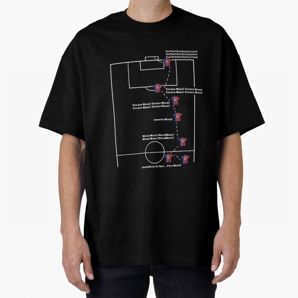 Encara messi gol gol gol Oversized T-Shirt Make Game Day About FIFA World Cup 2026 for Fans of Messi and England, Bringing Fan Favorite Moments, National Team Passion, Big Match Drama and Soccer History; Perfect for Fans, Collectors, Family