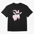 GOAT - MIAMI 10 - Pink Goat Classic T-Shirt Turn Every Weekend Toward the FIFA World Cup 2026 Journey through Neymar, Haaland and Cristiano Ronaldo Highlights, France and Portugal Pride, Football History, Final Match Energy, Crowd Noise and Once in