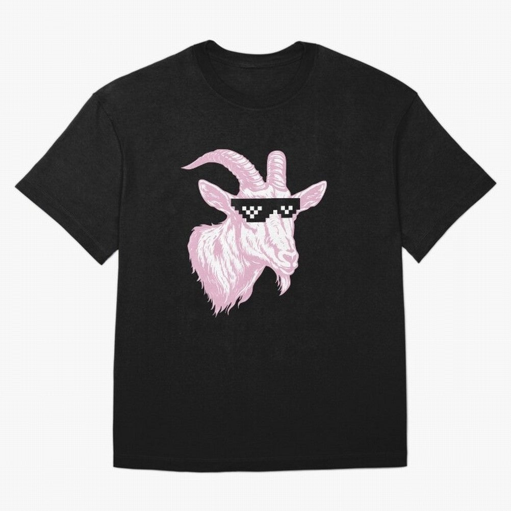 GOAT - MIAMI 10 - Pink Goat Classic T-Shirt Turn Every Weekend Toward the FIFA World Cup 2026 Journey through Neymar, Haaland and Cristiano Ronaldo Highlights, France and Portugal Pride, Football History, Final Match Energy, Crowd Noise and Once in