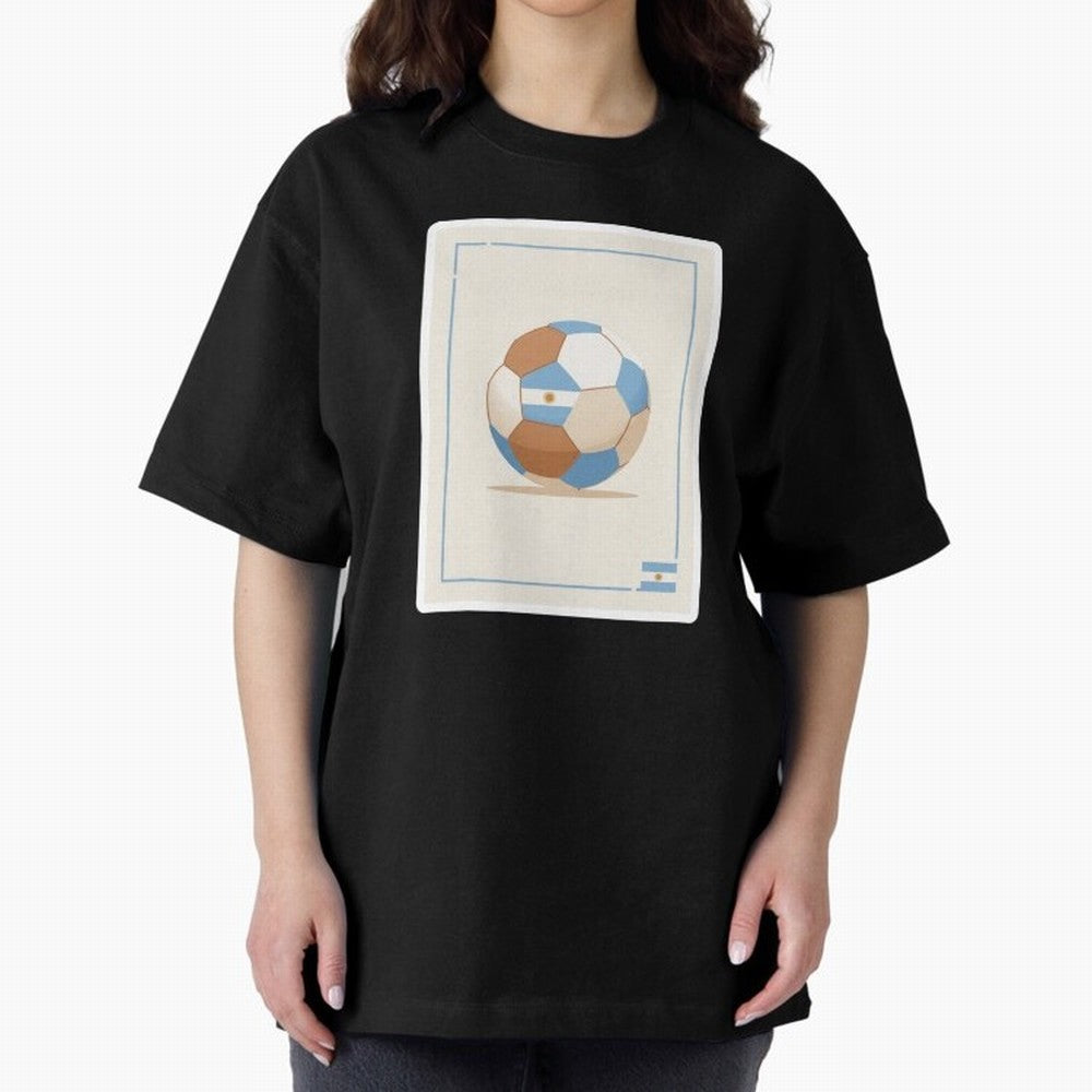 Football stamp sticker || Buenos Aires Vibes Classic T-Shirt Follow the Final Road of FIFA World Cup 2026 Group Stage for Fans of Cristiano Ronaldo and Argentina and Brazil, Bringing Tournament Hype, Historic Matchups, Family Viewing Parties and