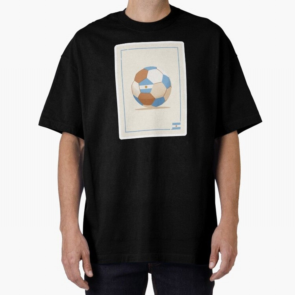Football stamp sticker || Buenos Aires Vibes Classic T-Shirt Follow the Final Road of FIFA World Cup 2026 Group Stage for Fans of Cristiano Ronaldo and Argentina and Brazil, Bringing Tournament Hype, Historic Matchups, Family Viewing Parties and