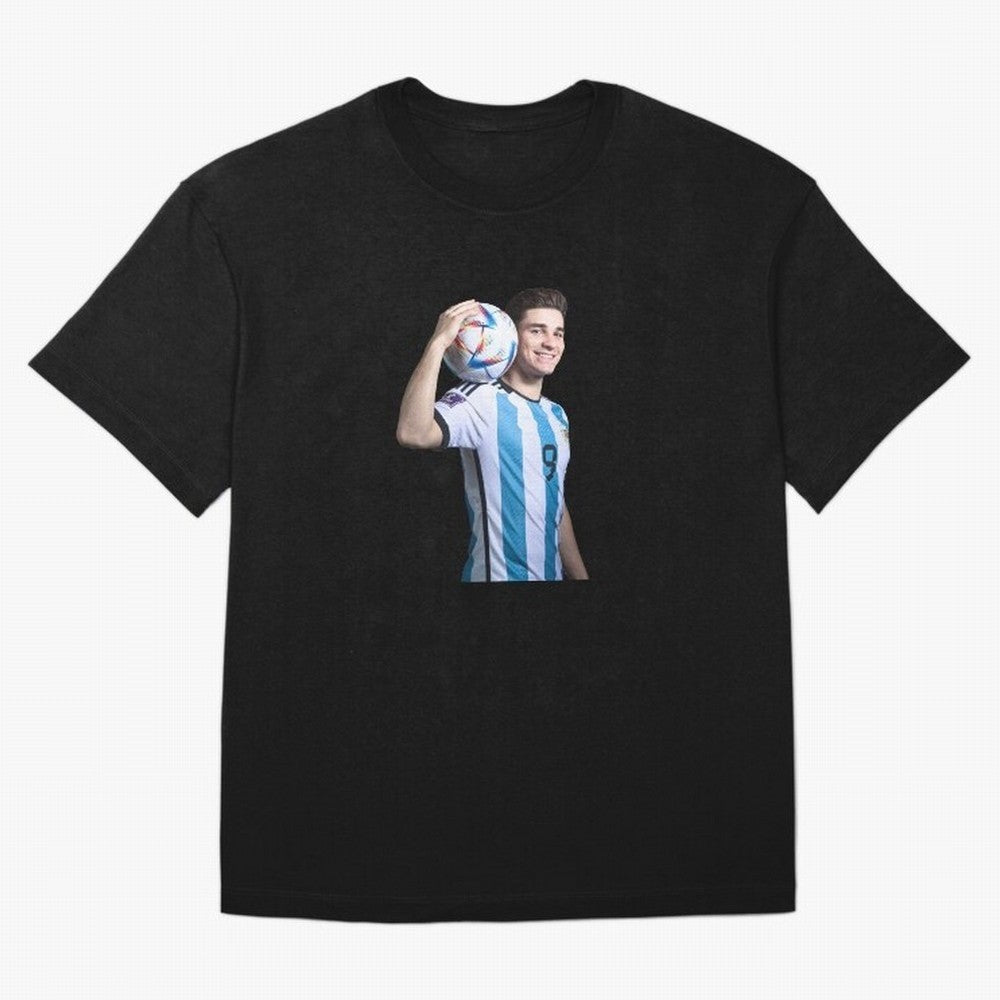 Julian Alvarez Classic T-Shirt Carry the Colors and Pride of Match Day Hype around FIFA World Cup 2026, Messi, CR7 and Mbappe, France, Stadium Memories, Football Loyalty, International Chants and Championship Tradition; Great for Supporters Who