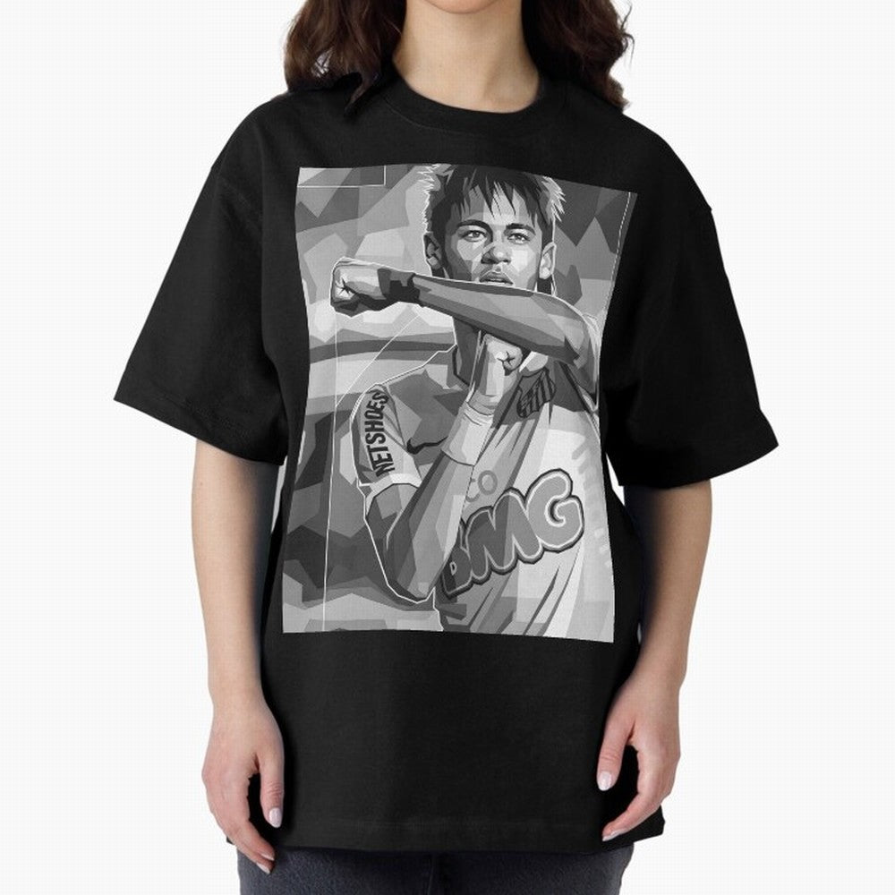 Neymar Grayscale Classic T-Shirt Live the Energy of the FIFA World Cup 2026 Group Stage Journey through Haaland and Mbappe Highlights, Brazil, Portugal and Argentina Pride, Fan Favorite Moments, National Team Passion, Big Match Drama and Soccer